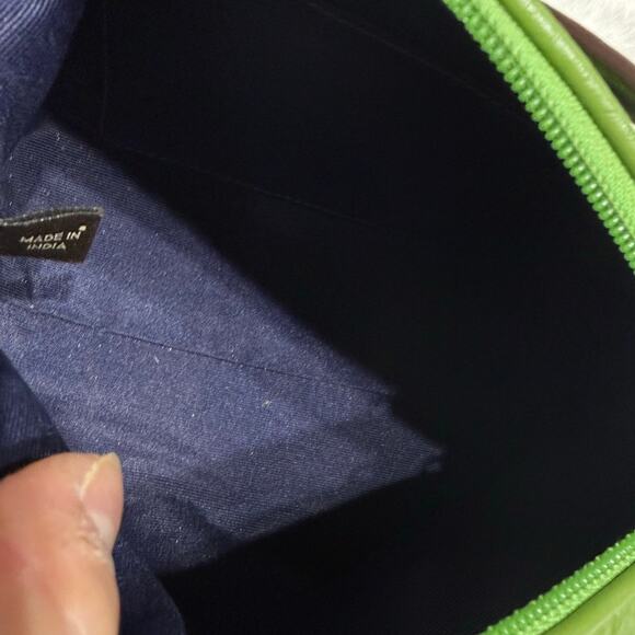 COACH Vintage Y2K EST. 1941 Leatherware Green Mini Shoulder Baguette Bag - Picture 8 of 8